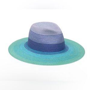 Eugenia Kim Emmanuelle Hat Blue/Teal One Size NWT